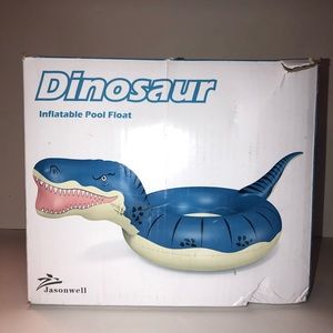 Jasonwell Inflatable Dinosaur Pool Float 93''
